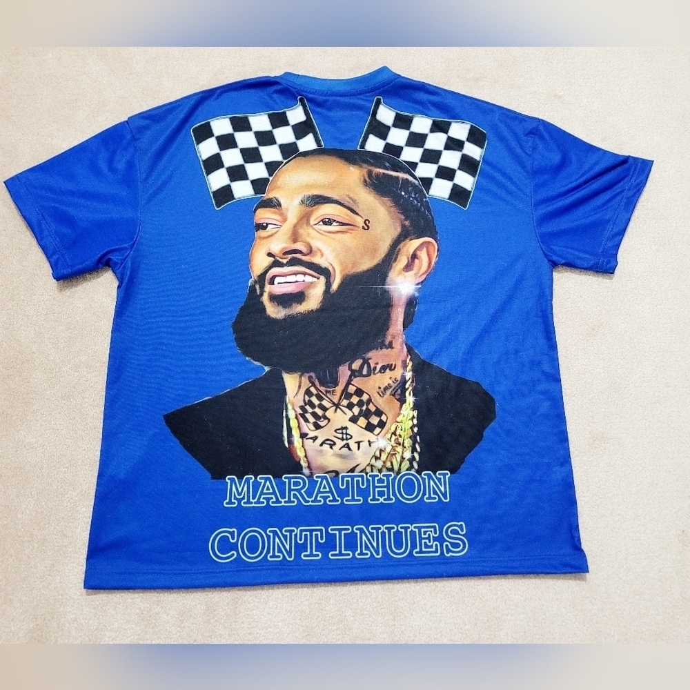 Nipsey Hussle Memorial T Shirt Silky Feel Unisex Size Small Runs Big Tribute - Picture 4 of 9